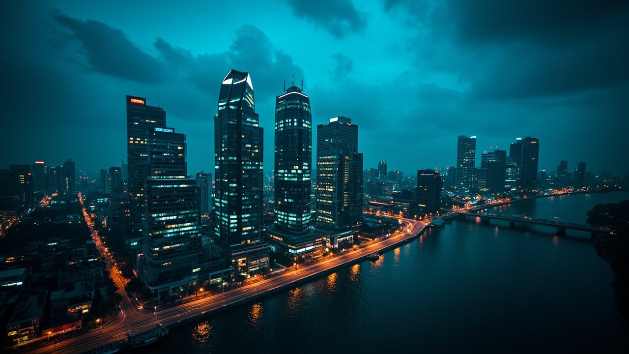 胡志明市城市景观